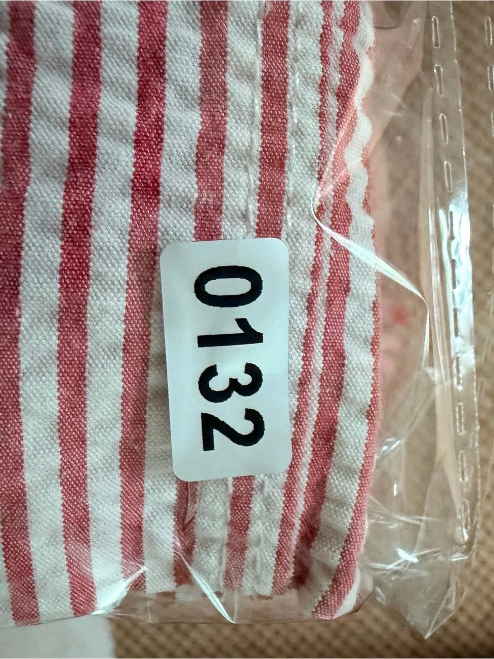 J.Crew Stretch Red & White Seersucker Skirt | Estimated Women’s Size 8